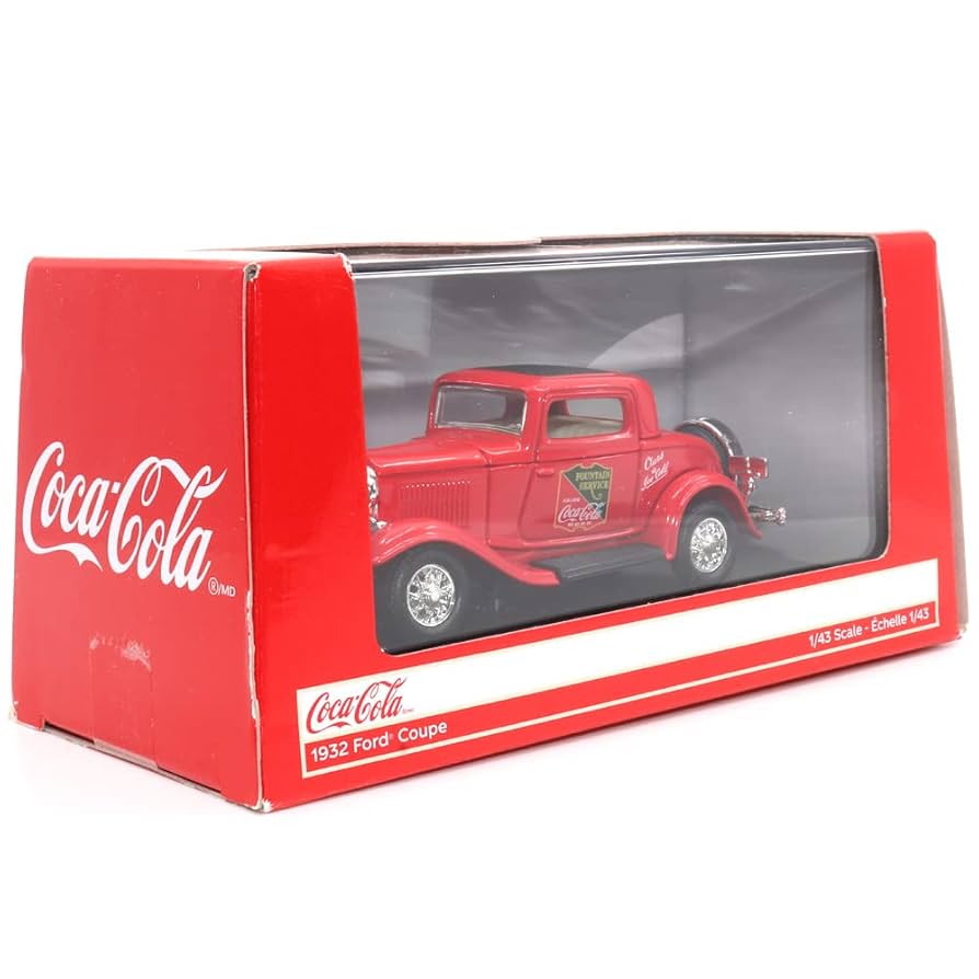 Coca-Cola  Ford V8 全長約23㎝　SOLIDO社　フランス製 ミニカー フランス ソリド（solido） フォードロードスター